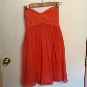 Diane von Furstenberg Strapless Chiffon Dress